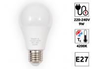LED   BQ-G60-E27-9CPK, 9w, 4200K 