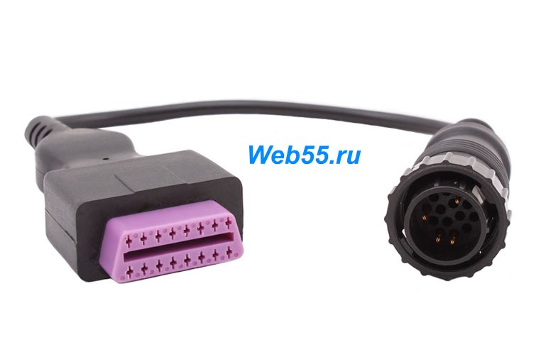 Адаптер переходник OBD2 на Mercedes 14pin - Купить с доставкой в магазине полезной электроники Web55.ru