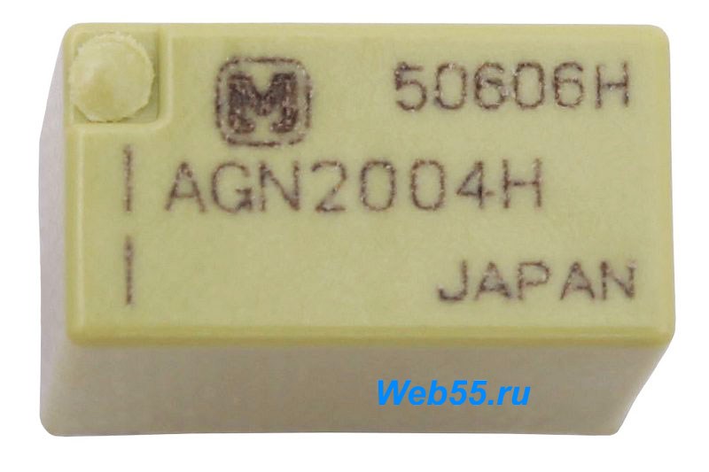 Реле электромагнитное AGN2004H-K (Напряжение срабатывания 4.5 вольта) - Купить с доставкой в магазине полезной электроники Web55.ru
