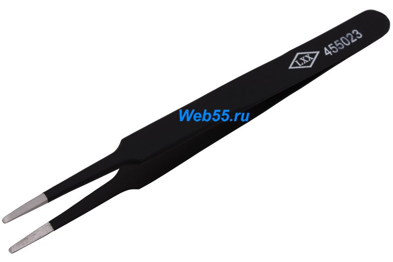 Пинцет металл 455023 Tweezers - Купить с доставкой в магазине полезной электроники Web55.ru