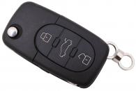 Корпус выкидного ключа для Audi, 3 кнопки. Батарея 2032.