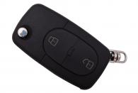 Корпус выкидного ключа для Audi, 2 кнопки. Батарея 1616.