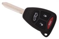 Корпус ключа для CHRYSLER (Jeep), 4 кнопки, лезвие Y160