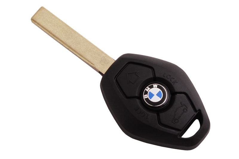 Ключ зажигания с чипом для BMW, PCF7935 (ID44), 315Mhz, HU92, 3 кнопки, лезвие HU92  - Купить с доставкой в магазине полезной электроники Web55.ru