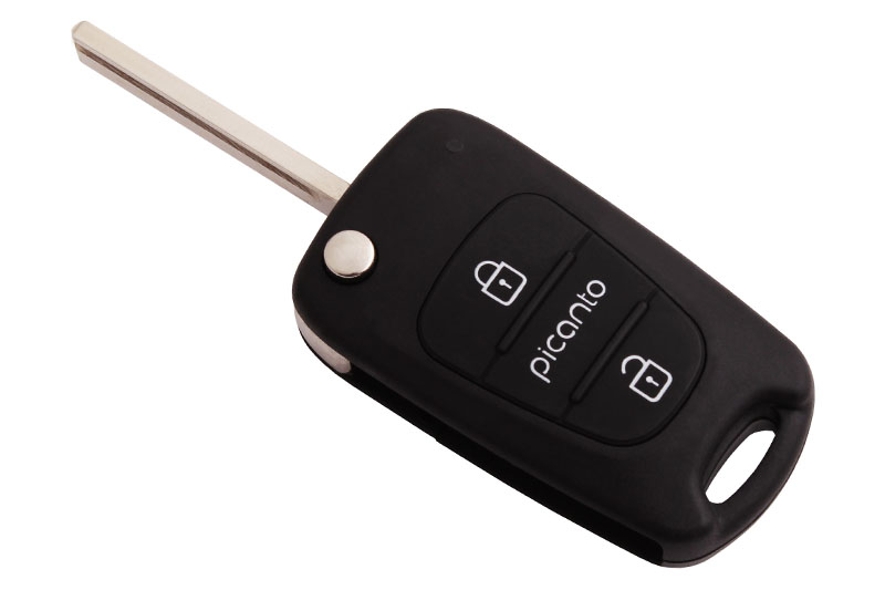 Корпус выкидного ключа для KIA Picanto, 3 кнопки, лезвие HYN17 - Купить с доставкой в магазине полезной электроники Web55.ru