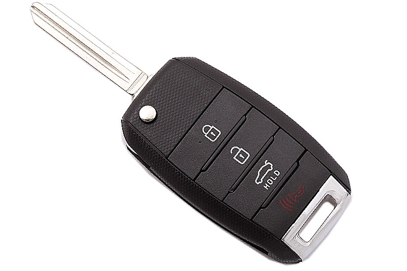 Корпус для выкидного ключа KIA, 3+1 кнопки, лезвие HYN14R - Купить с доставкой в магазине полезной электроники Web55.ru