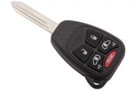 Корпус ключа для CHRYSLER (Jeep), 4+1 кнопок, лезвие Y160