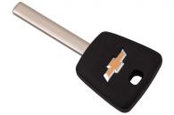Ключ с чипом для CHEVROLET, чип PCF7936 (ID46), лезвие HU100