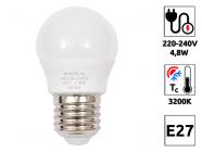 LED Лампа светодиодная BQ-G45-E27-5CPK, 4,8w, 3200K 