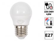 LED Лампа светодиодная BQ-G45-E27-5CPK, 4,8w, 6200K 