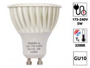 LED Лампа светодиодная LED Spotlight GU10-5CPK, 5w, 3200K 