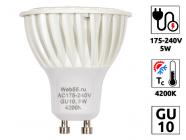 LED Лампа светодиодная BQ-AR-GU10-5CPK, 5w, 4200K