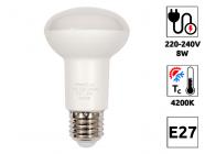 LED Лампа светодиодная BQ-R63-E27-8CPK-8w 4200K 