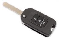 Корпус выкидного ключа для HONDA, 3 кнопки, лезвие HON66 (без логотипа)