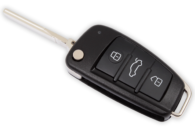 Корпус выкидного ключа для AUDI, 3 кнопки, лезвие HU66 - Купить с доставкой в магазине полезной электроники Web55.ru