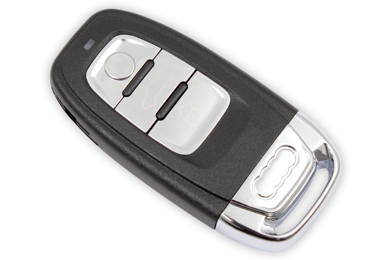 Корпус смарт ключа для AUDI, 3 кнопки, лезвие HU66 - Купить с доставкой в магазине полезной электроники Web55.ru