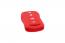 Чехол для пульта ДУ Nissan, 4 кнопки (Красный)